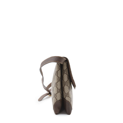Vintage GG Supreme Coated Canvas Ophidia Flap Shoulder Bag
