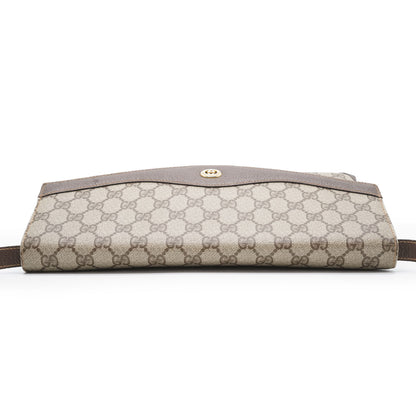 Vintage GG Supreme Coated Canvas Ophidia Flap Shoulder Bag