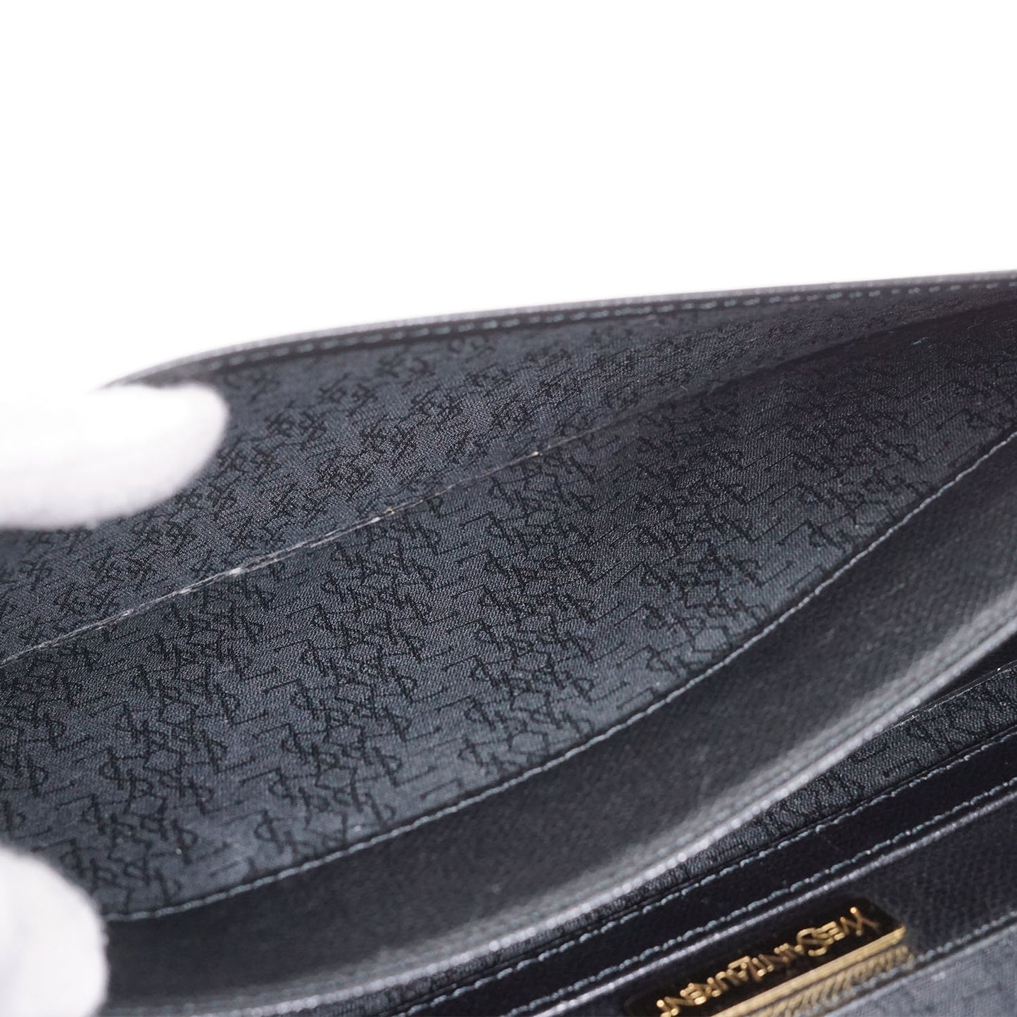 Lock Square Clutch Bag