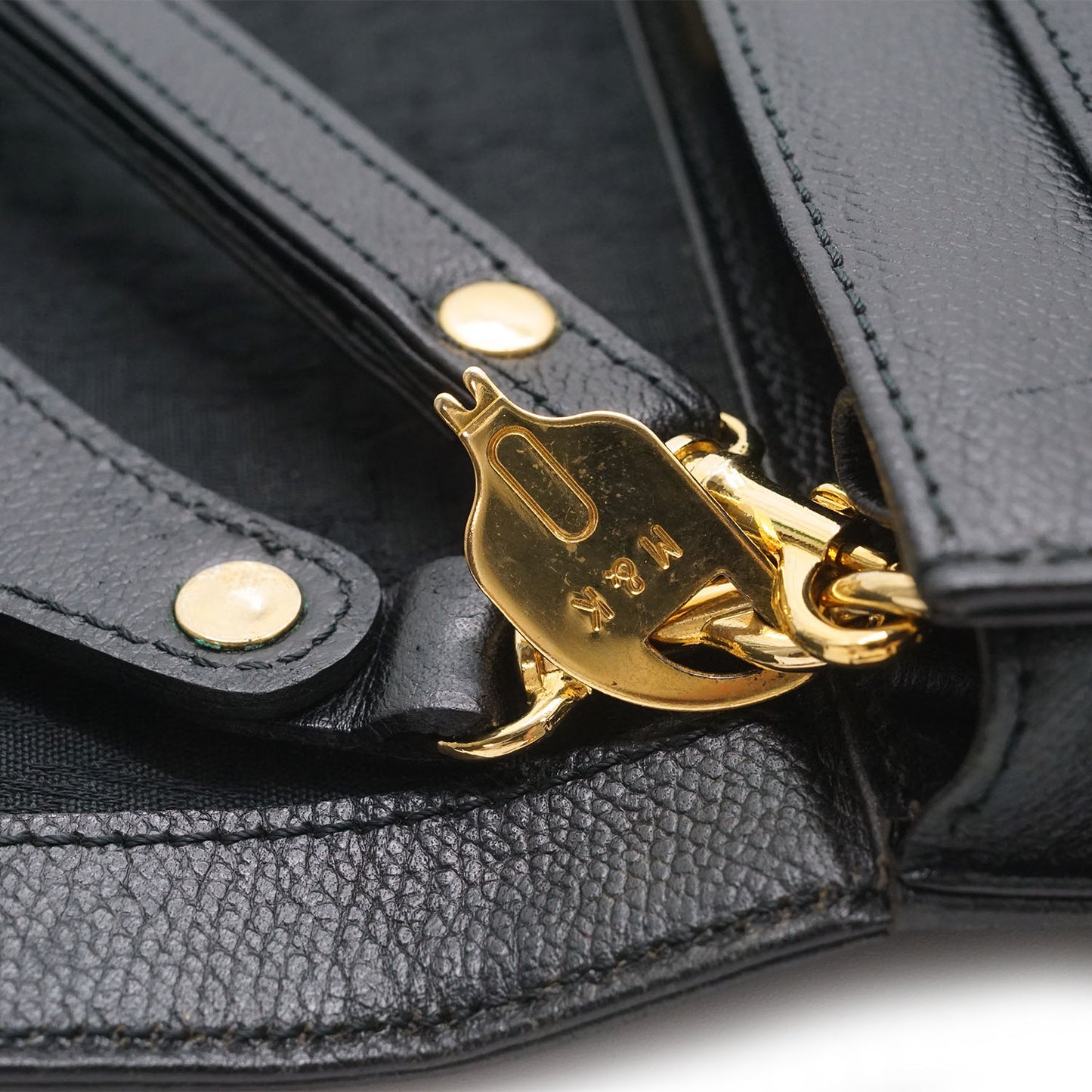 Lock Square Clutch Bag