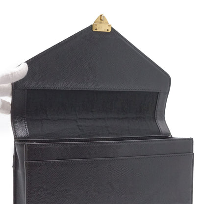 Lock Square Clutch Bag