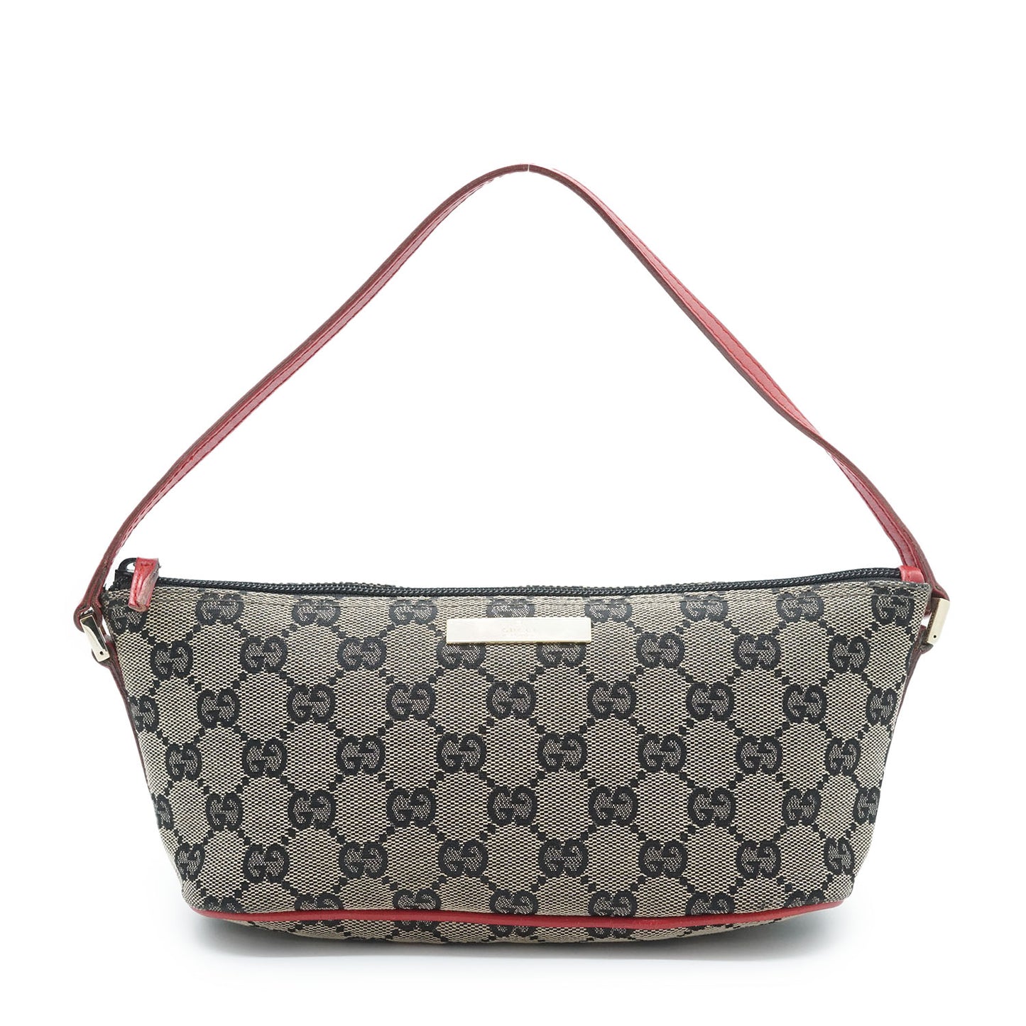 GG Canvas Boat Pochette