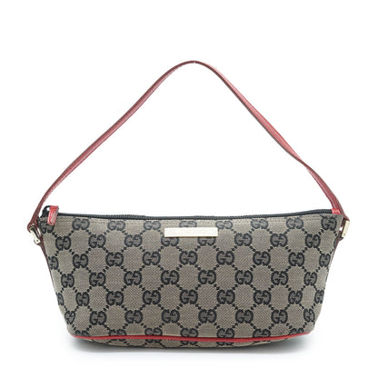 GG Canvas Boat Pochette