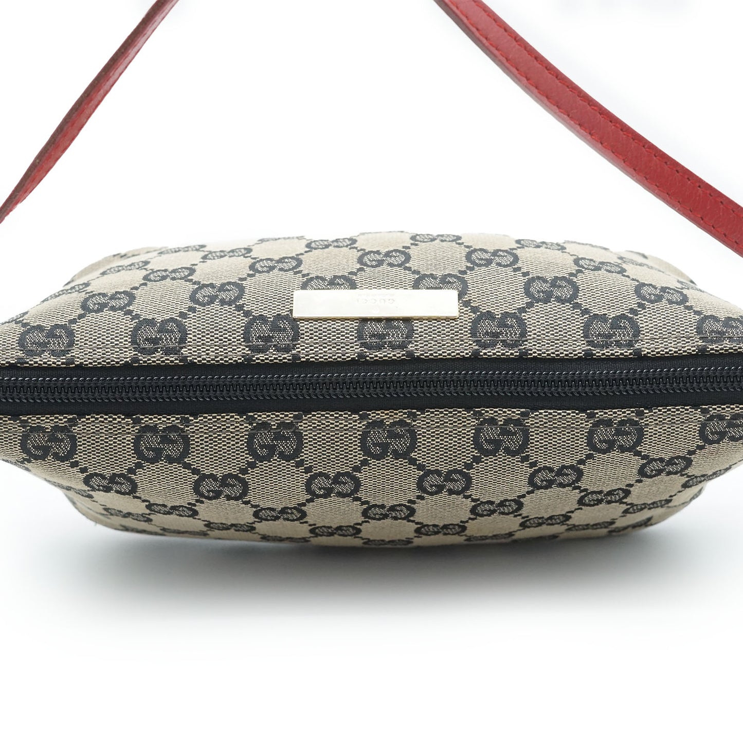GG Canvas Boat Pochette