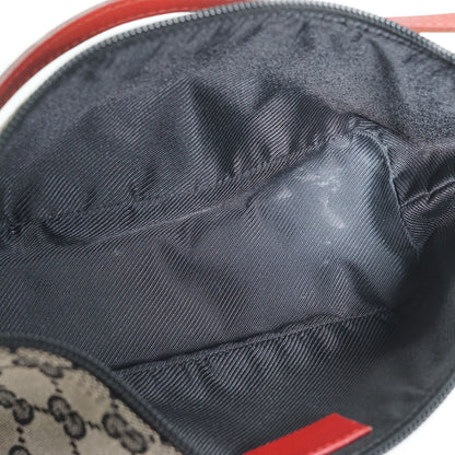 GG Canvas Boat Pochette