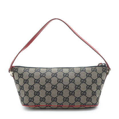 GG Canvas Boat Pochette