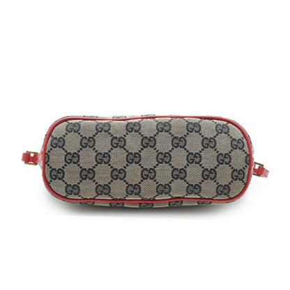 GG Canvas Boat Pochette