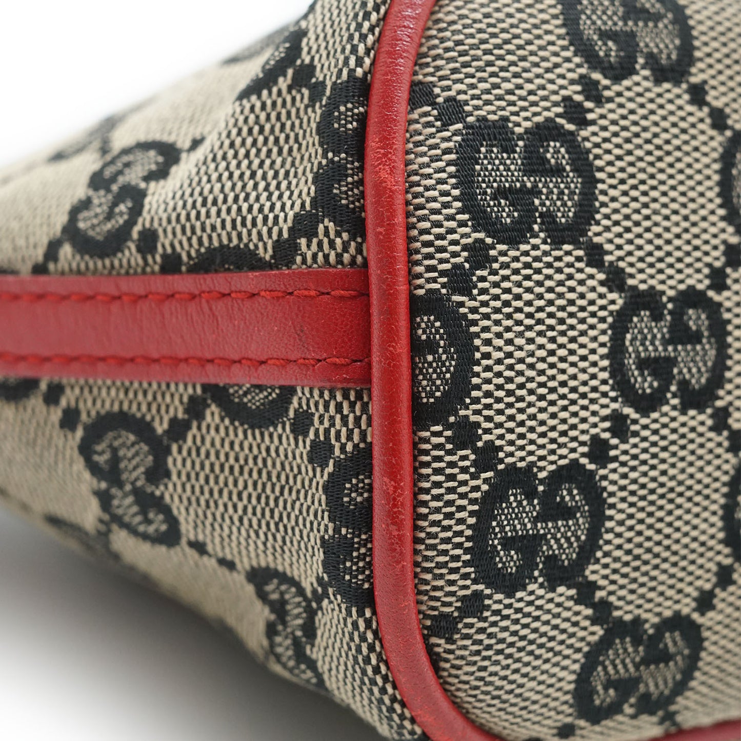 GG Canvas Boat Pochette
