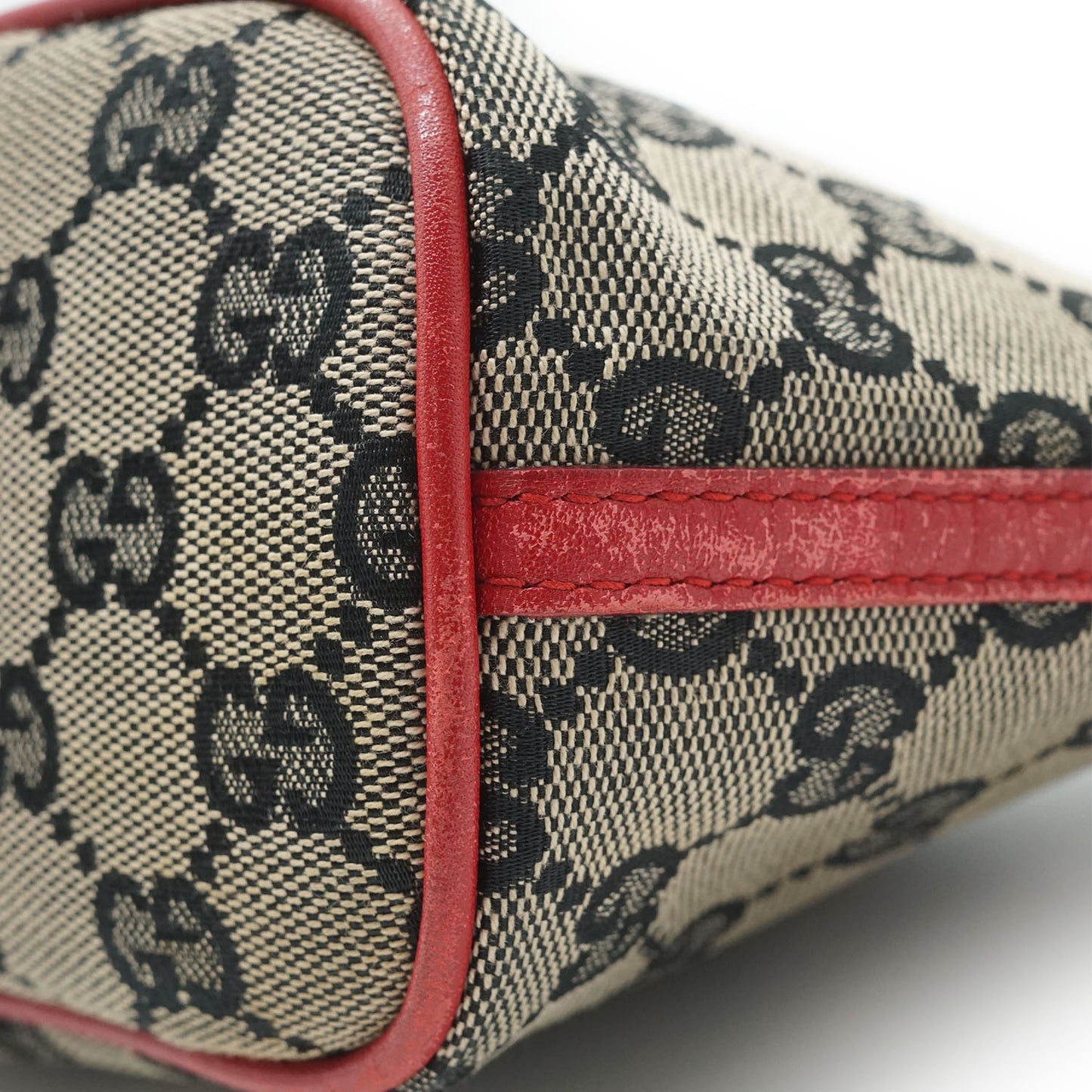 GG Canvas Boat Pochette