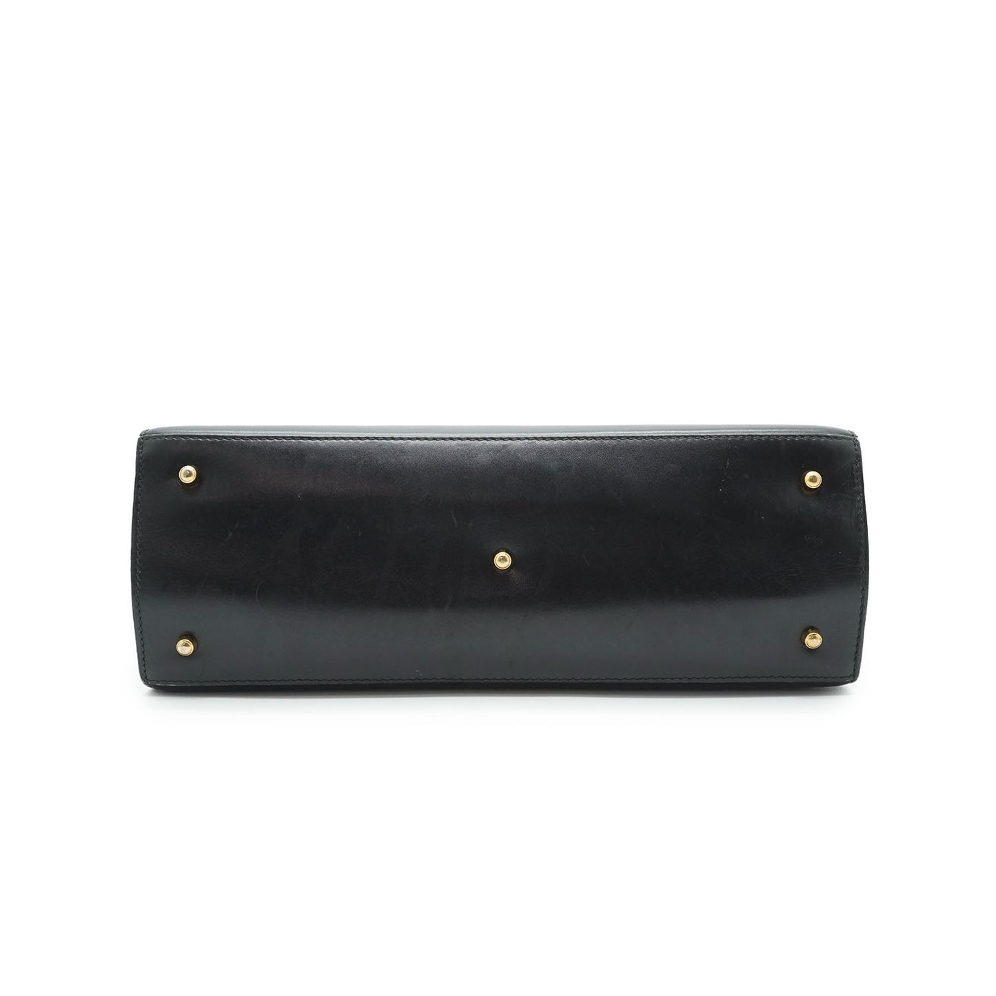 Vintage Trapeze Box Top Handle Bag