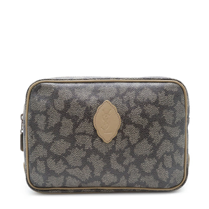 Vintage YSL Giraffe Print Clutch