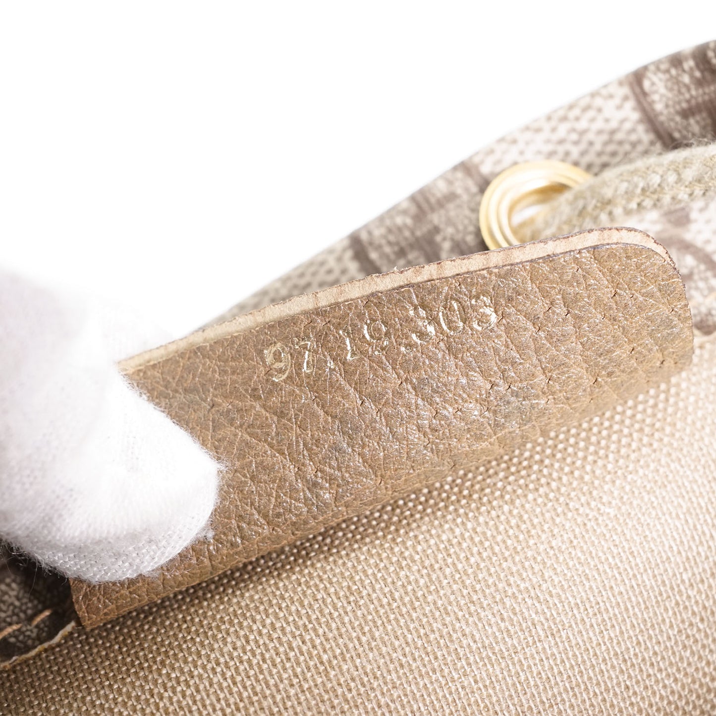 GG Supreme Coated Canvas Drawstring Vertical Pouch