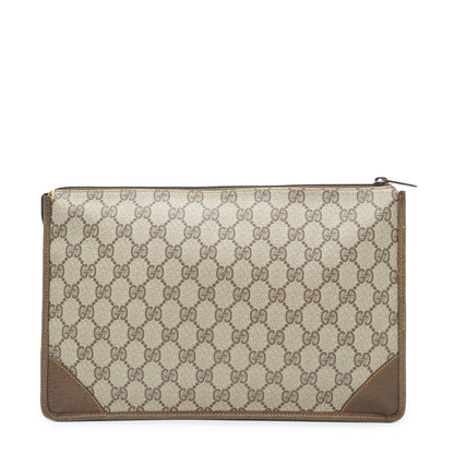 Vintage GG Supreme Coated Canvas Ophidia Clutch