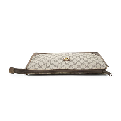 Vintage GG Supreme Coated Canvas Ophidia Clutch