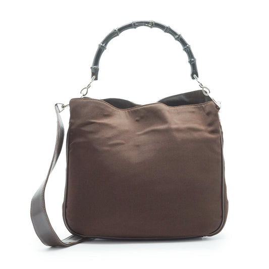 Bamboo 2way Nylon Shoulder Bag