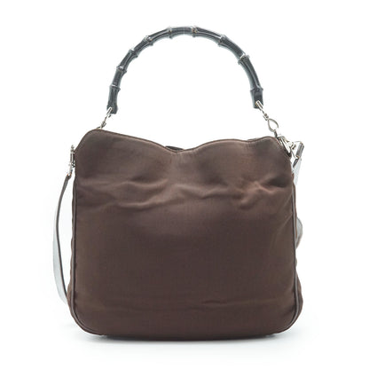 Bamboo 2way Nylon Shoulder Bag