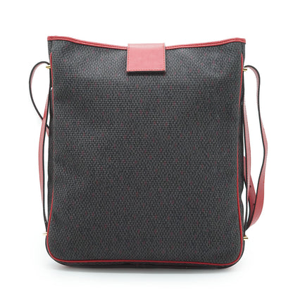 YSL Vintage Vertical Multi Pocket Shoulder Bag