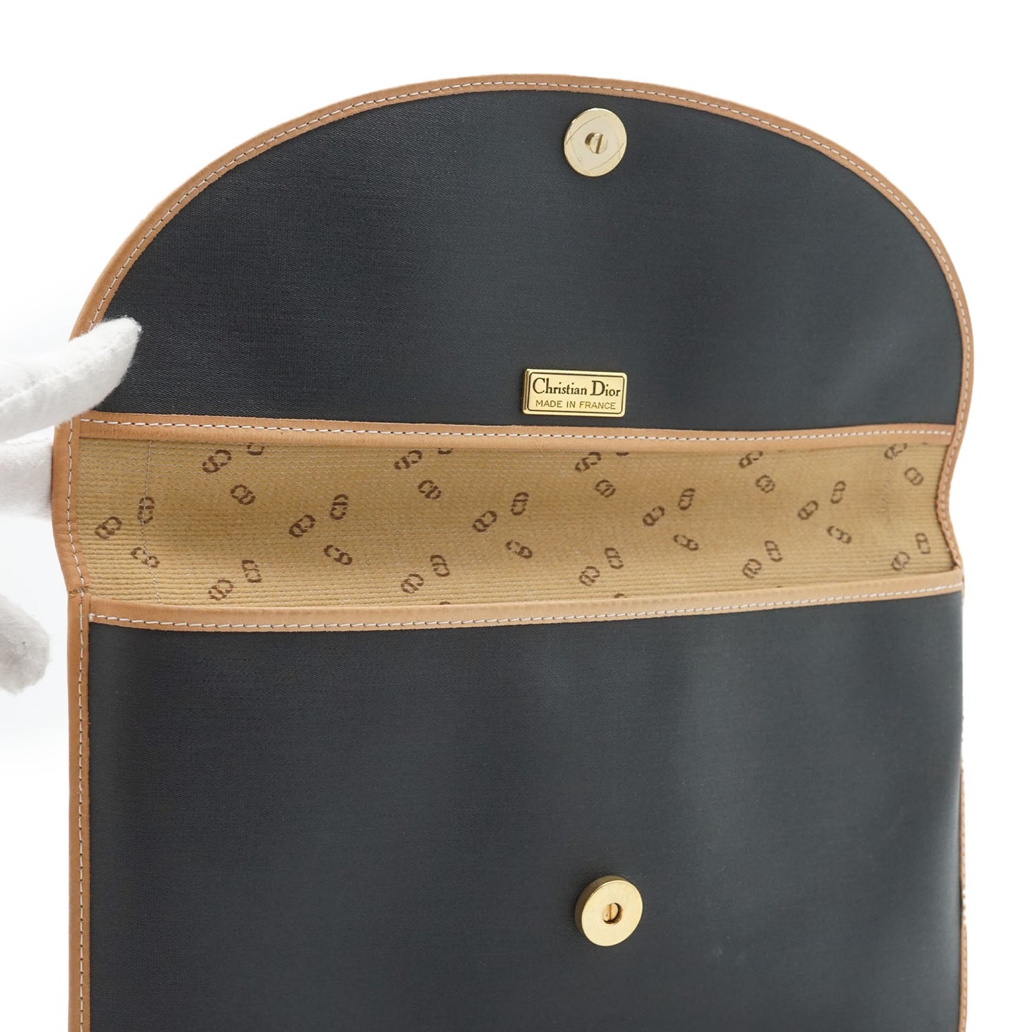 CD Logo Clutch Bag