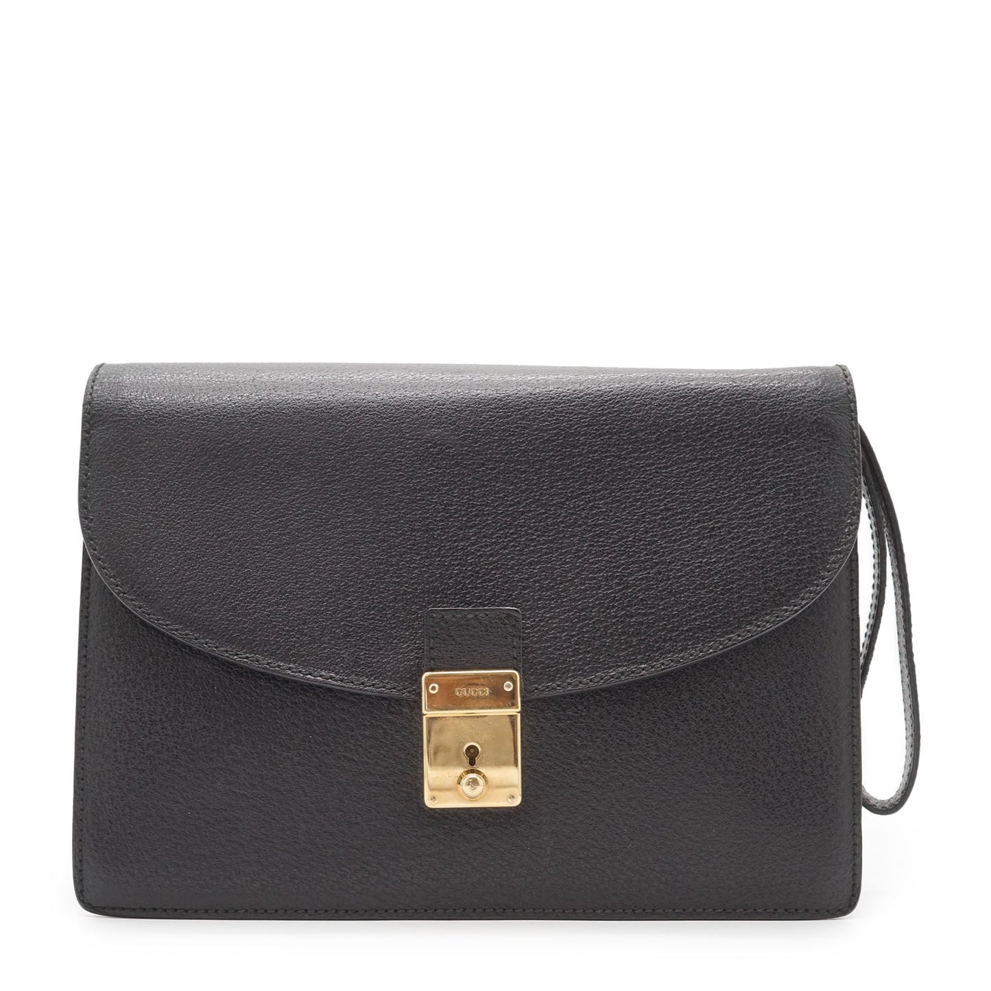 Vintage Lock Clutch Bag