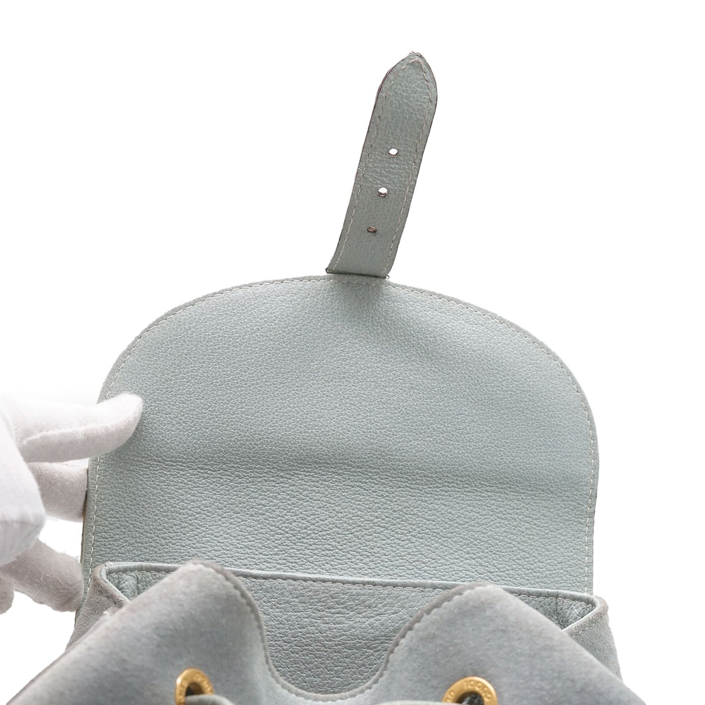 Vintage Bamboo Suede Backpack GM