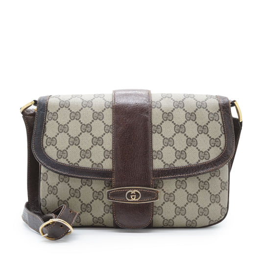 GG Supreme Coated Canvas Shoulder Bag