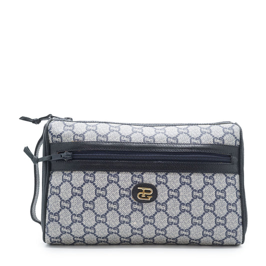 GG Supreme Gucci Plus Vintage Coated Canvas Pouch