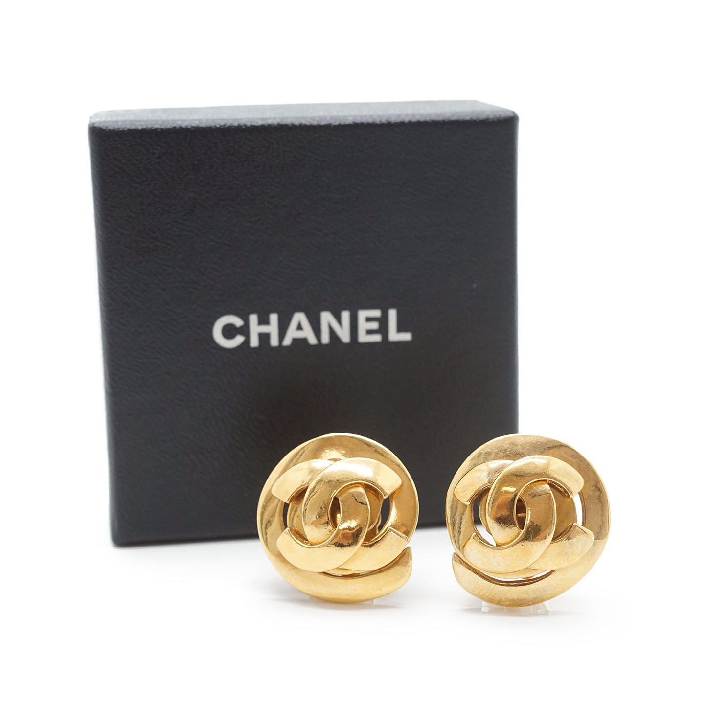CC Logo Cut-out Clip-On Earrings GP