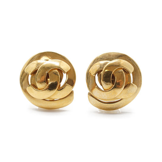 CC Logo Cut-out Clip-On Earrings GP