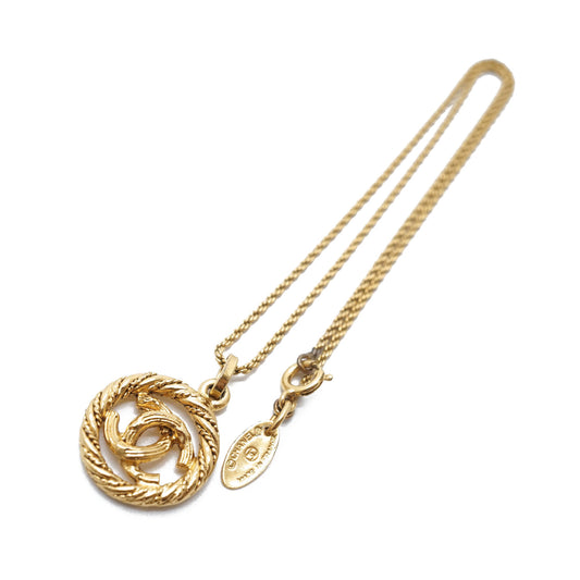 CC Logo Circle Chain Necklace GP