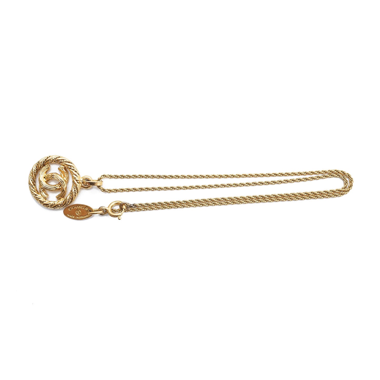CC Logo Circle Chain Necklace GP
