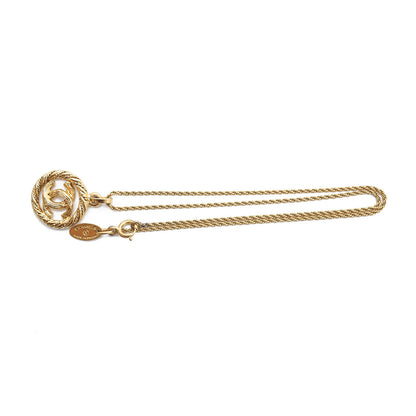CC Logo Circle Chain Necklace GP