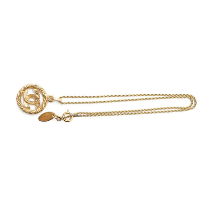 CC Logo Circle Chain Necklace GP