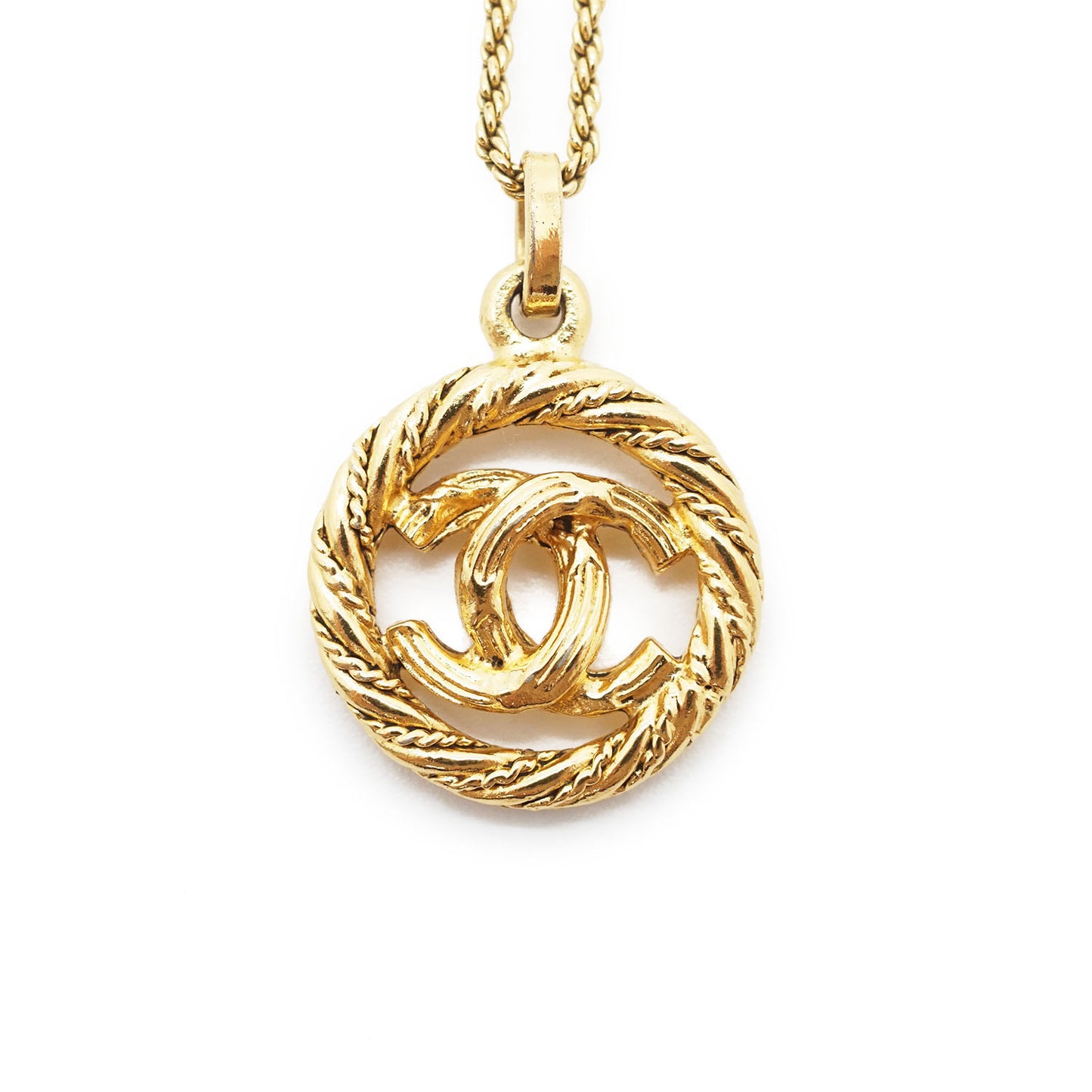 CC Logo Circle Chain Necklace GP