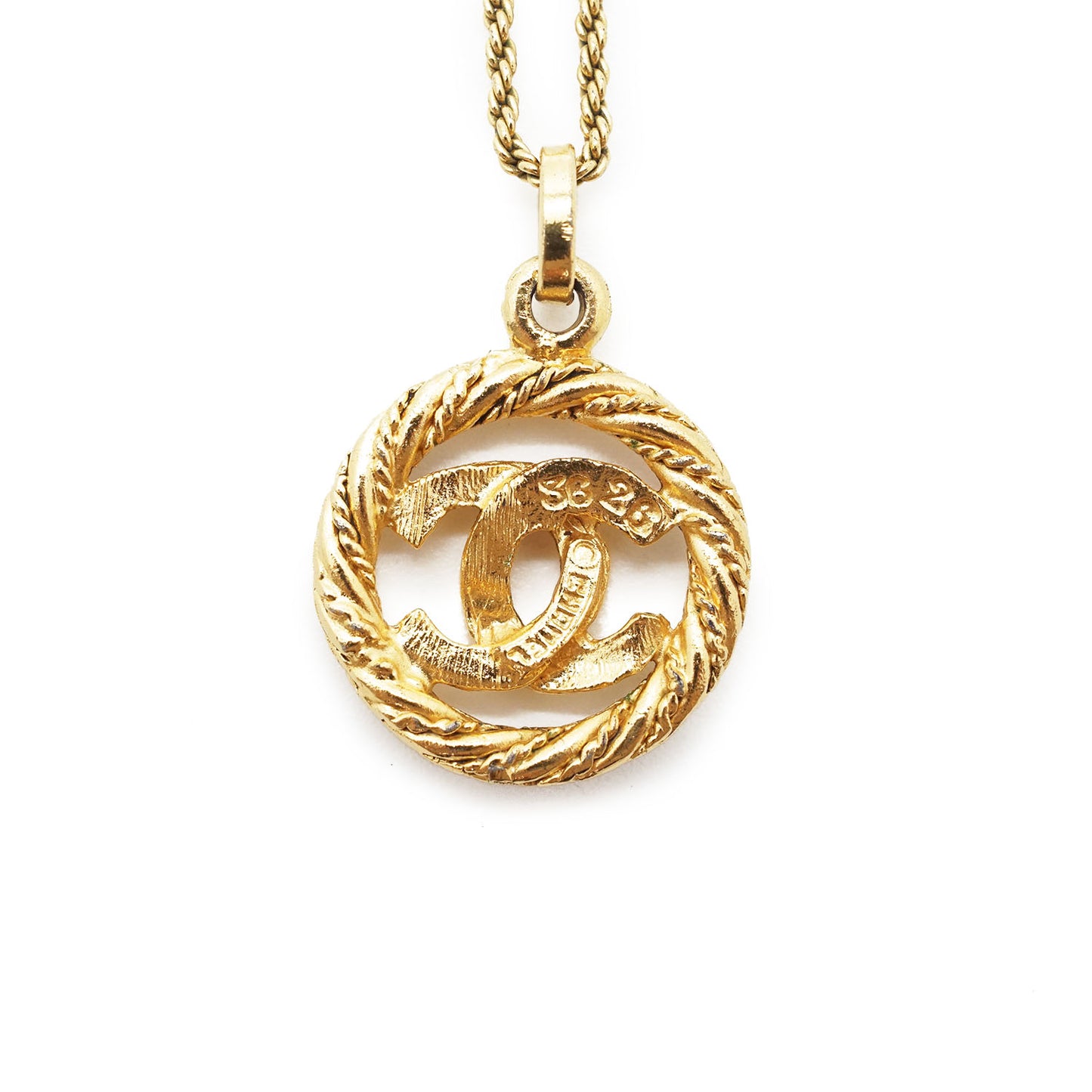 CC Logo Circle Chain Necklace GP