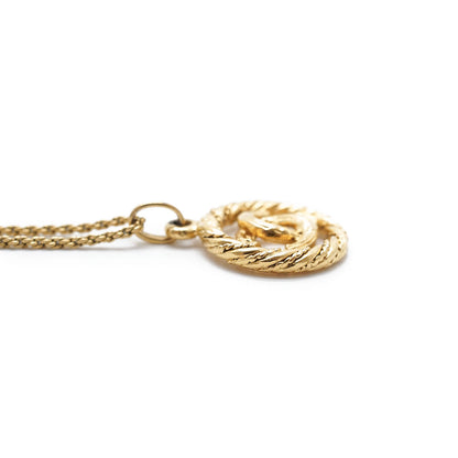 CC Logo Circle Chain Necklace GP
