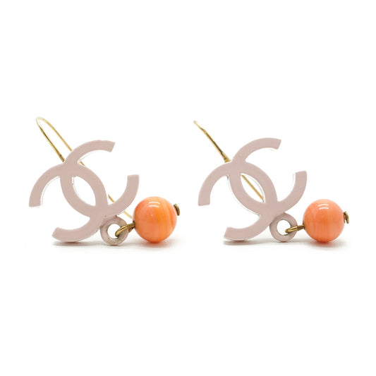 CC Logo Drop Earrings