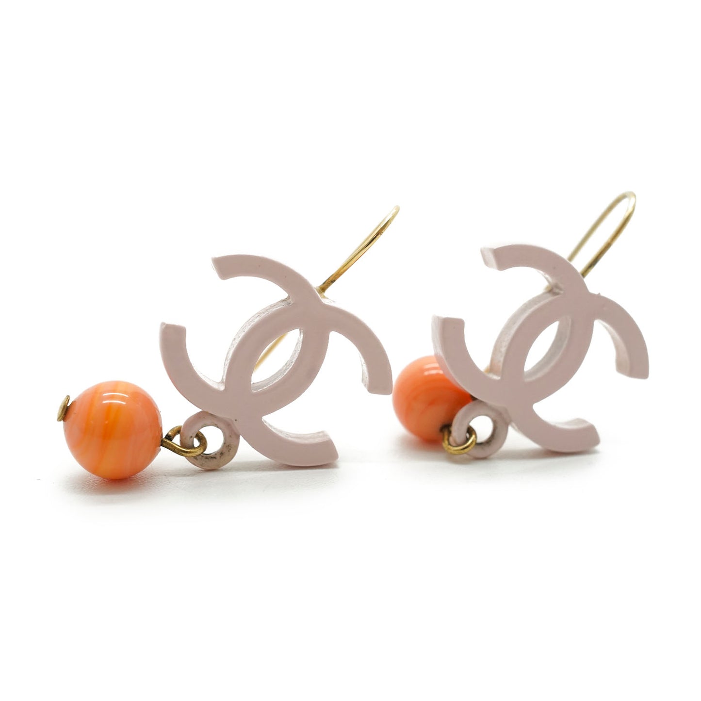 CC Logo Drop Earrings