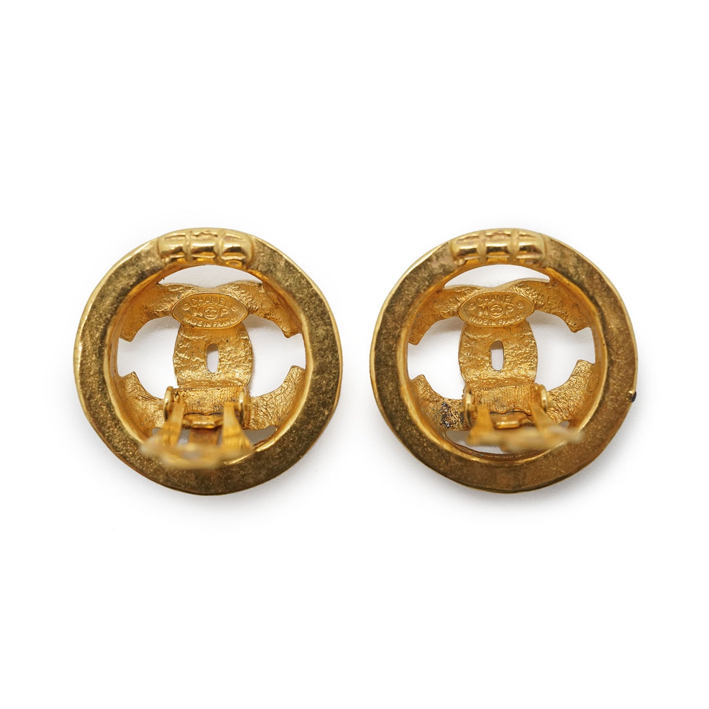 CC Logo Cut-out Clip-On Earrings GP