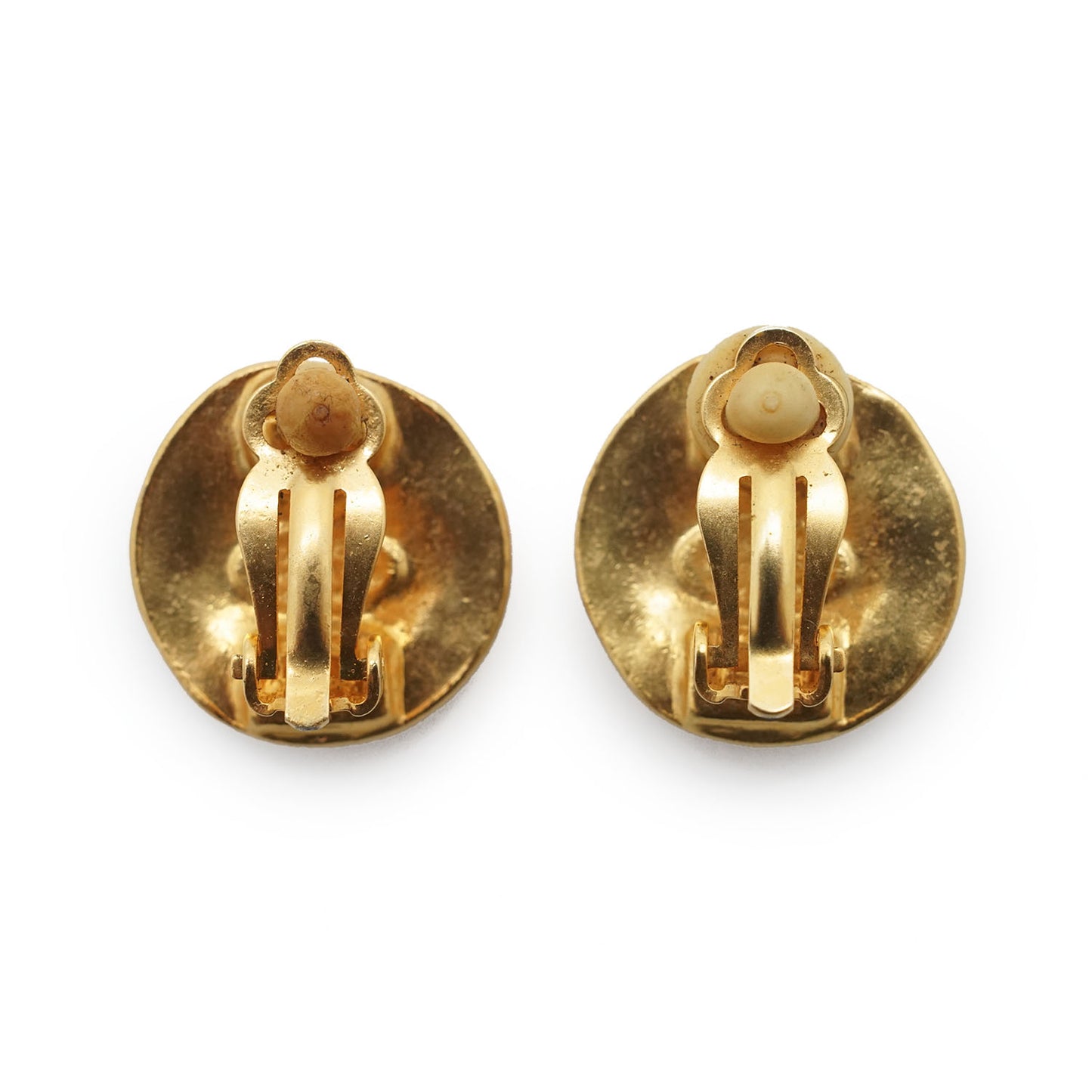CC Logo Round Clip-On Earrings GP