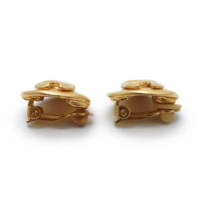 CC Logo Round Clip-On Earrings GP