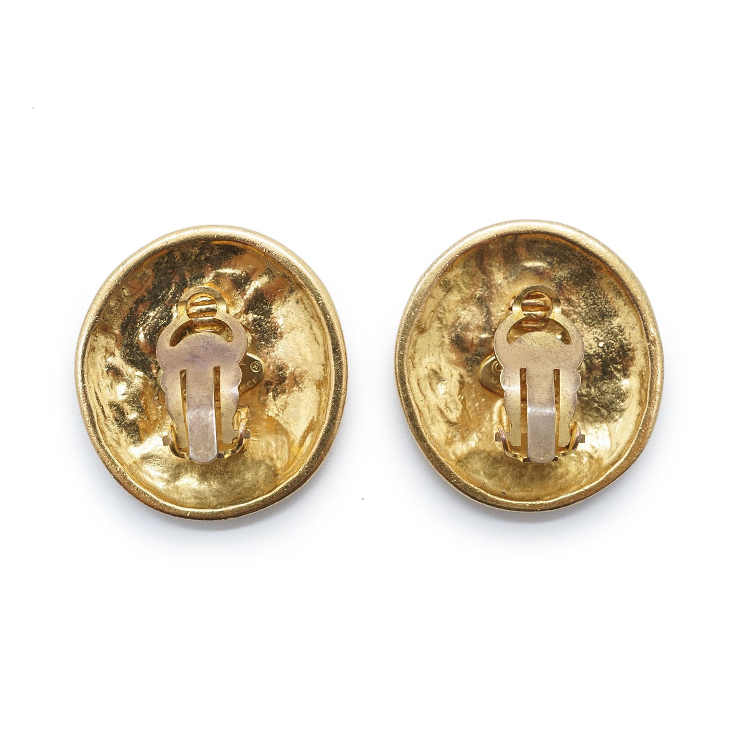 Embossed Multiple CC Clip-On Earrings GP