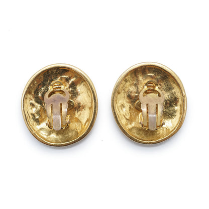 Embossed Multiple CC Clip-On Earrings GP