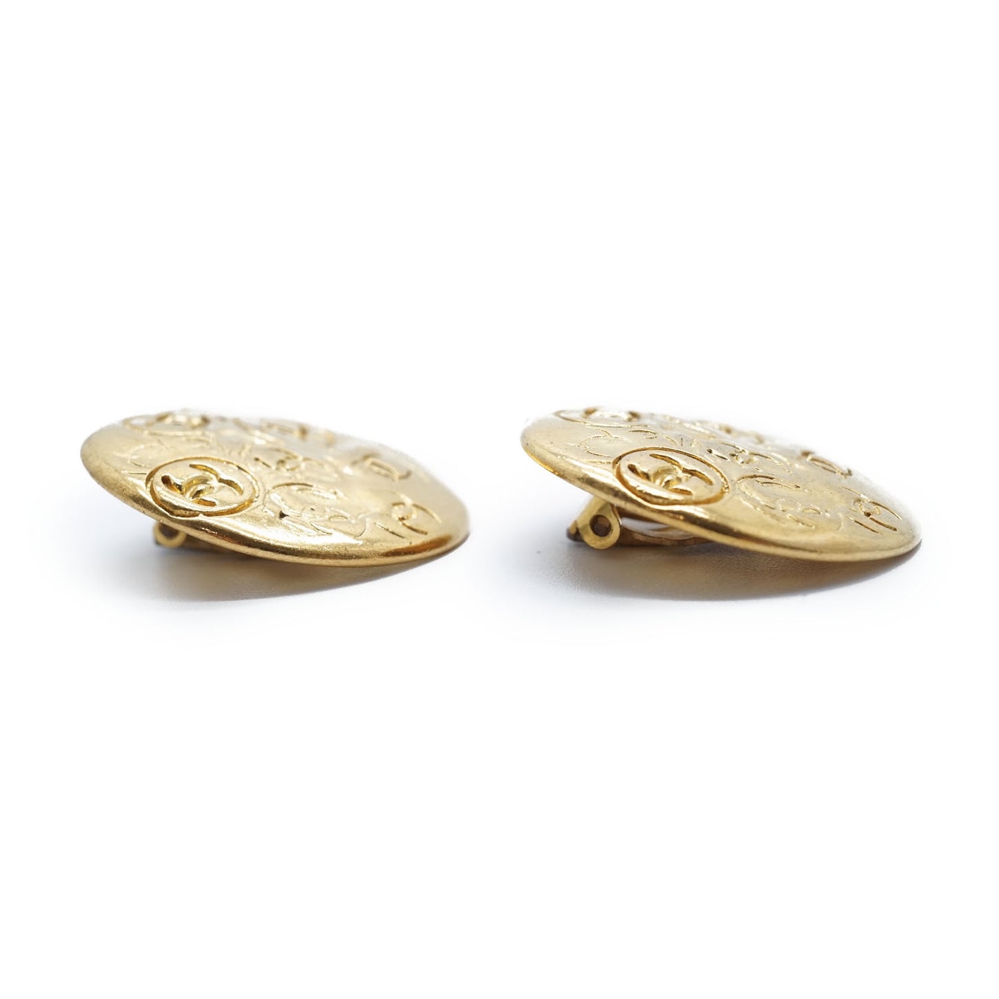Embossed Multiple CC Clip-On Earrings GP
