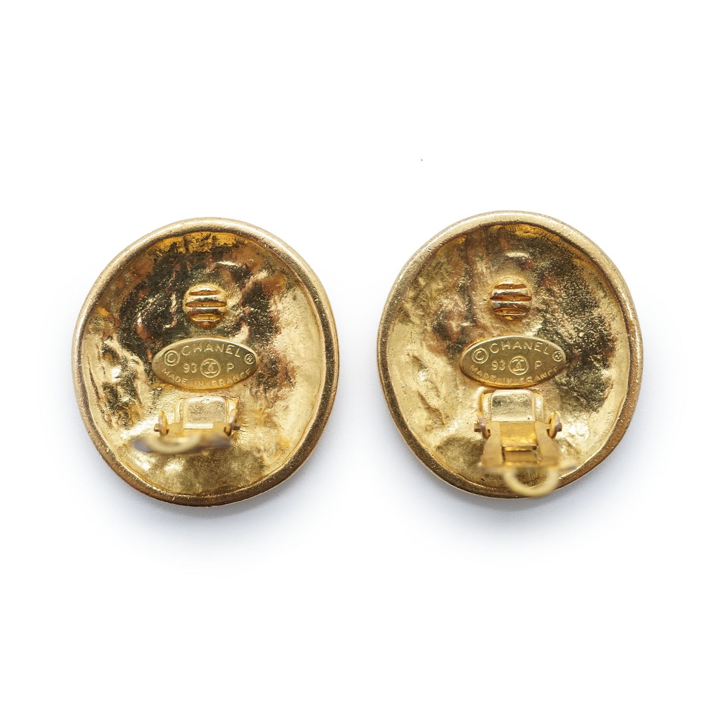 Embossed Multiple CC Clip-On Earrings GP