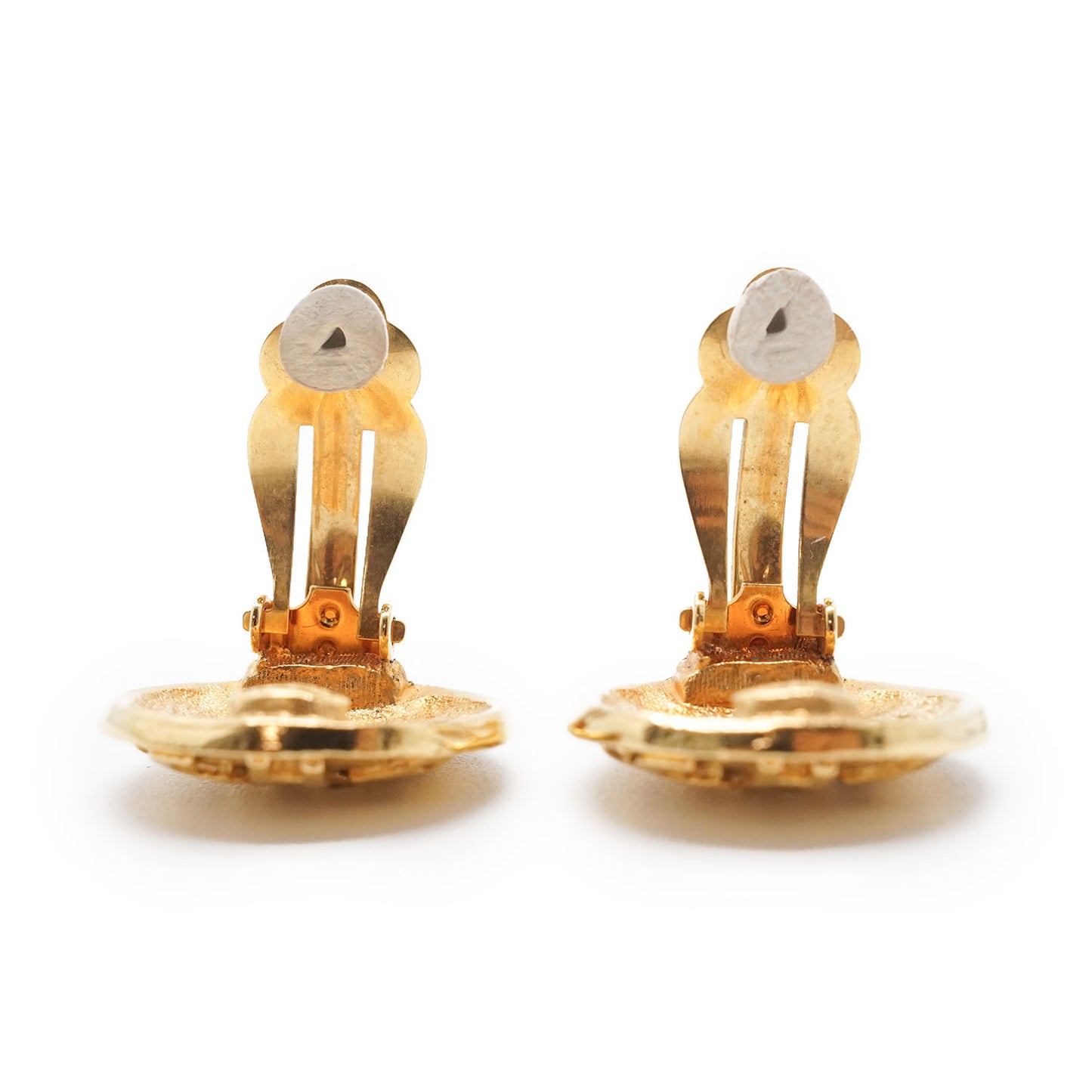 Lion Button Clip-On Earrings GP