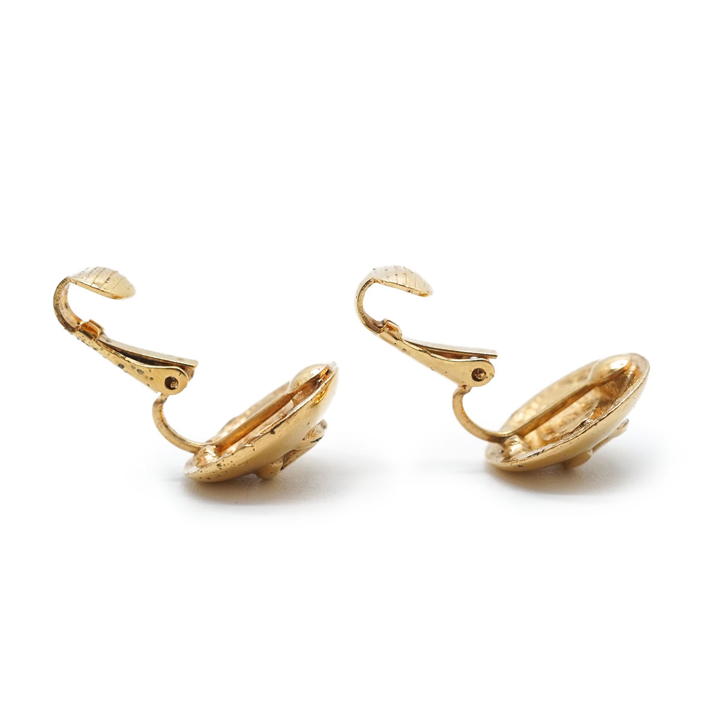 CC Logo Round Clip-On Earrings GP