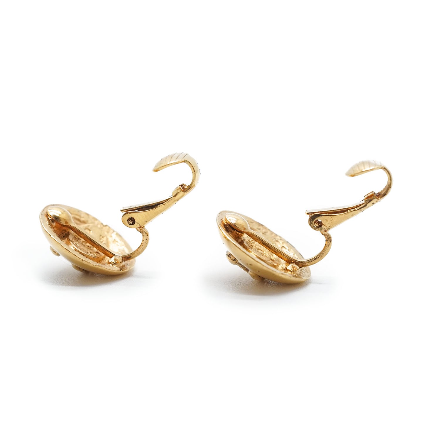 CC Logo Round Clip-On Earrings GP
