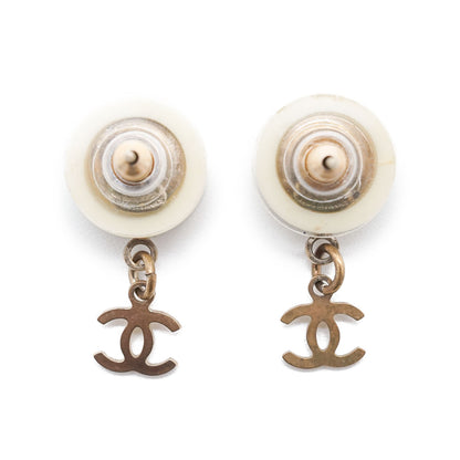 Coco Chanel Round Drop Earrings GP