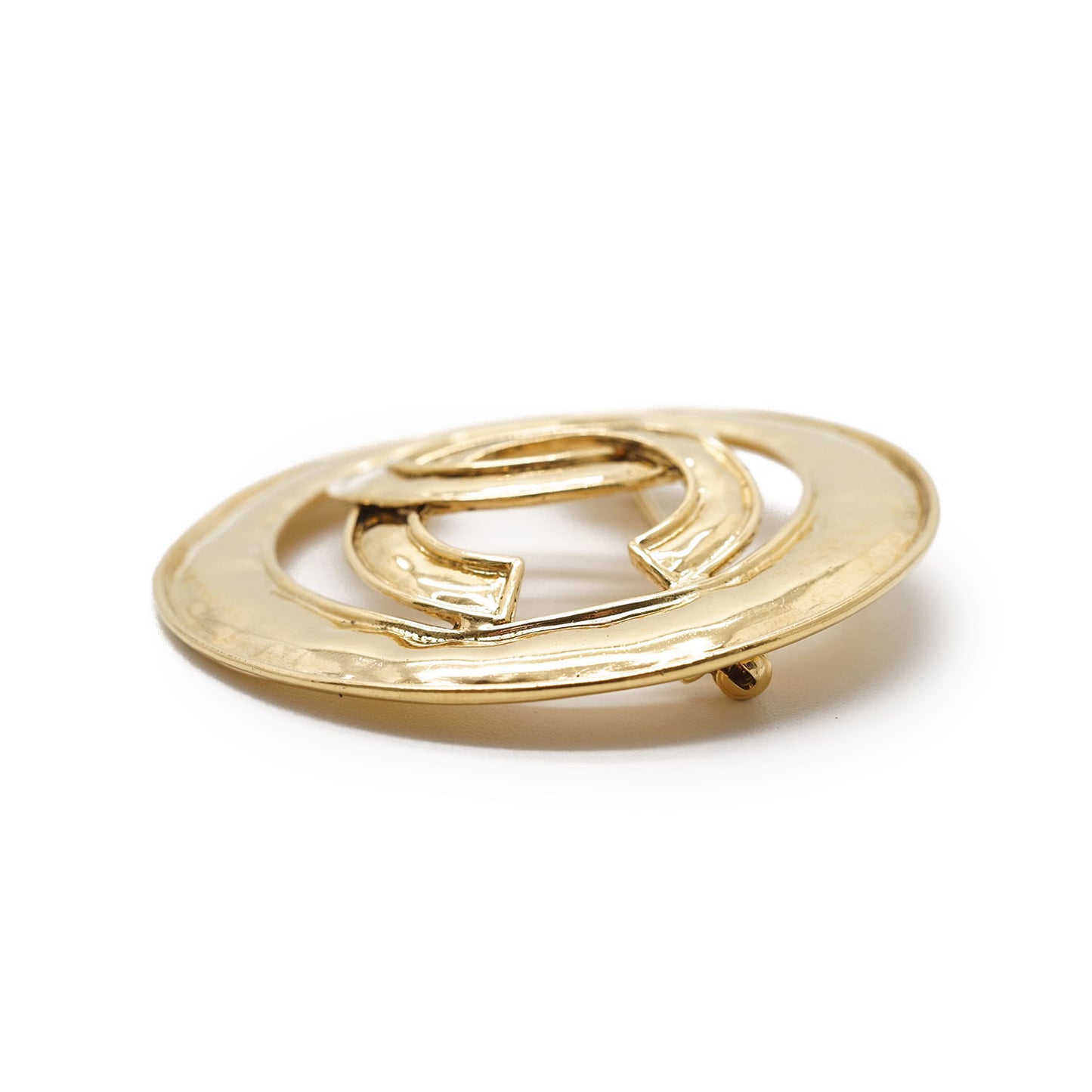 CC Logo Cut-out Brooch GP