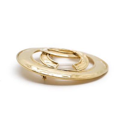 CC Logo Cut-out Brooch GP